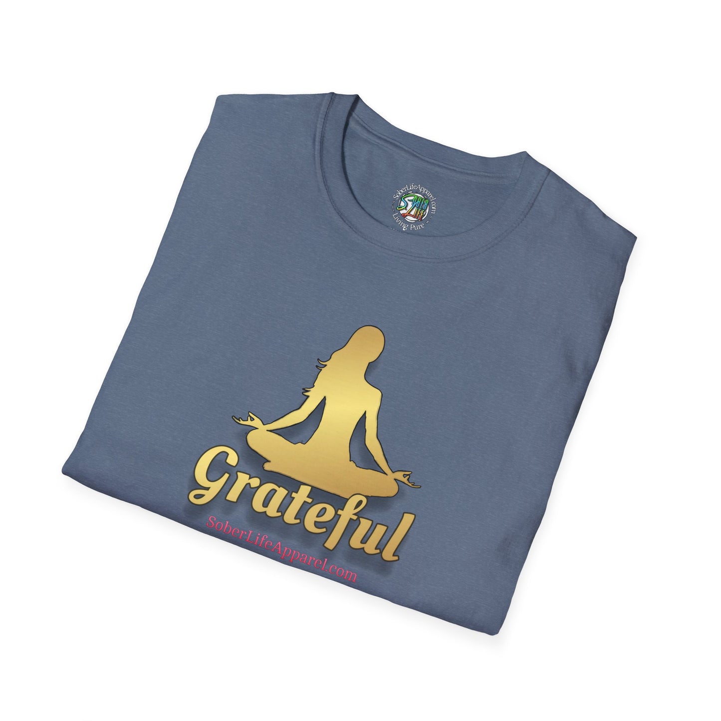 Softstyle Grateful Yoga T-Shirt