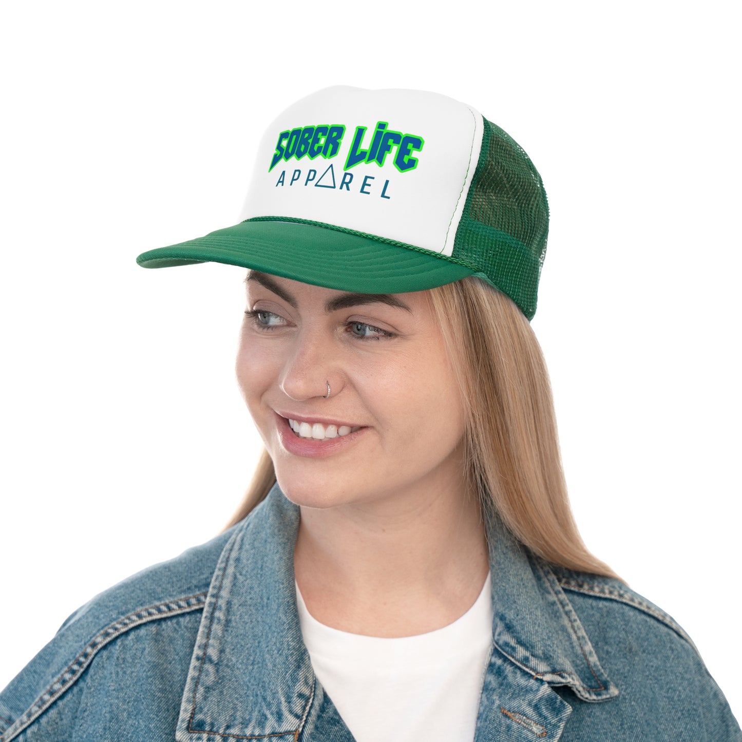 Sober Life Trucker Cap - Cool Hat for Celebrating Sobriety, Perfect for Recovery Events, Supportive Gift for Friends, Trendy Headwear