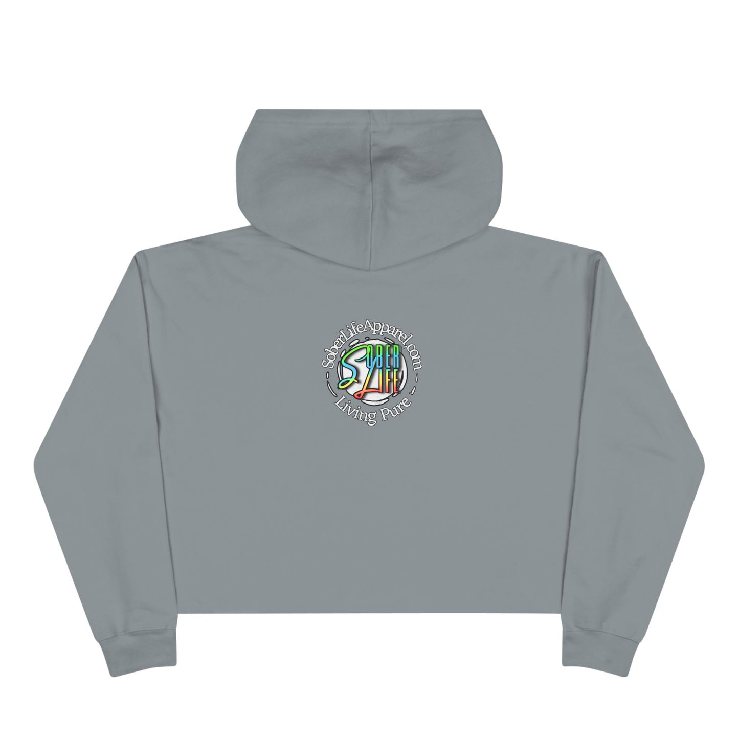 Sobriety is the Shit "Tay Bay'Crop Hoodie