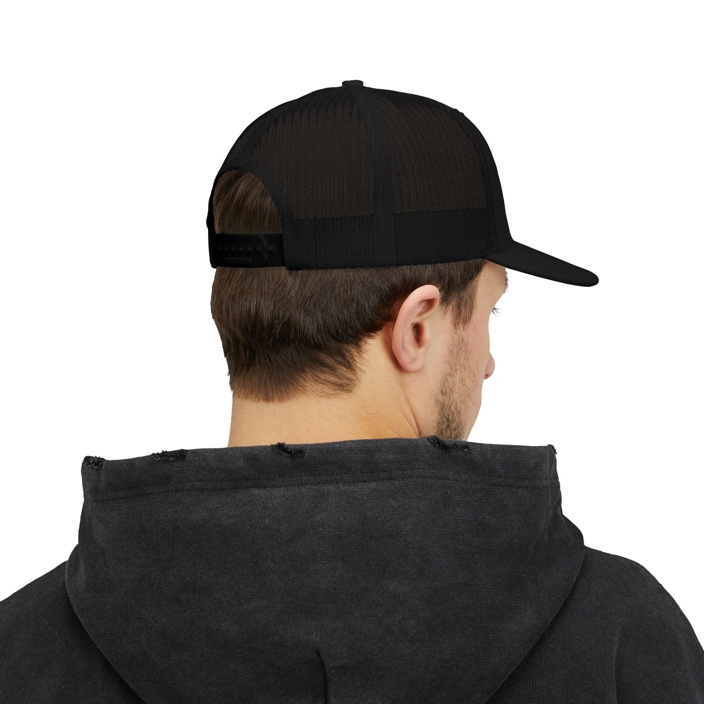 Sober Life Trucker Cap | Black Snapback Hat, Casual Accessories, Gift for Sobriety Support, Outdoor Activities, Mountain Theme