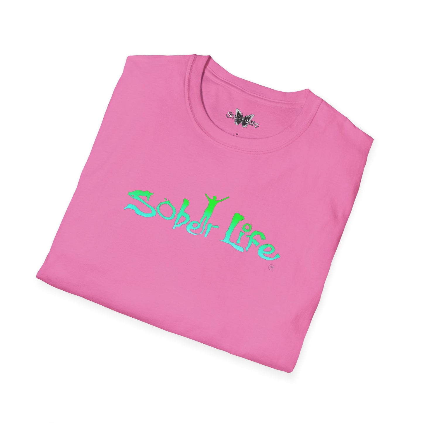 sea coral color- unisex  Softstyle T-Shirt