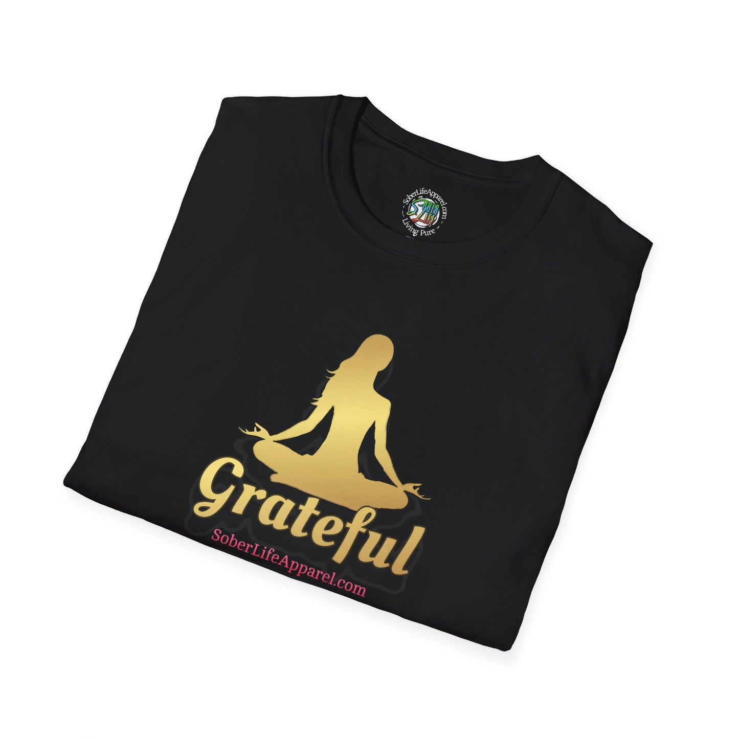 Softstyle Grateful Yoga T-Shirt