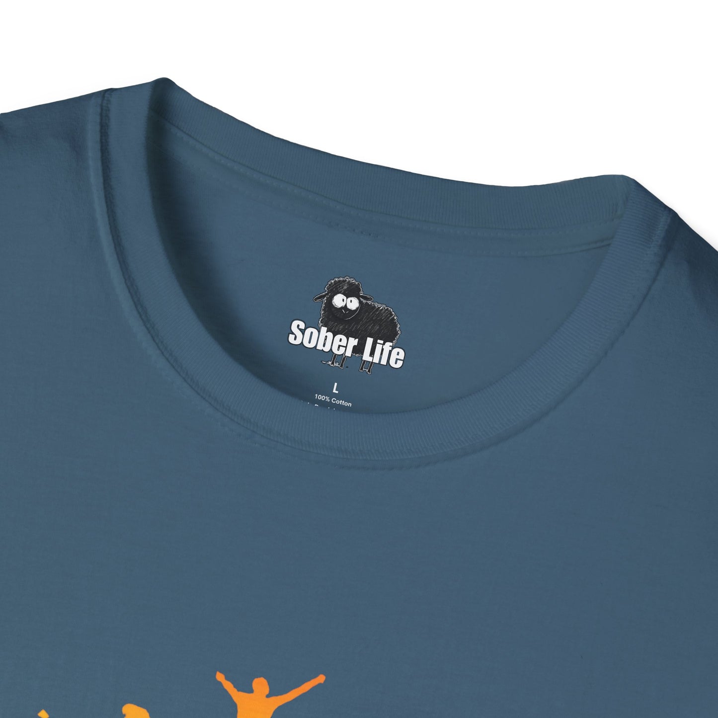 orange beach glow -Unisex Softstyle T-Shirt