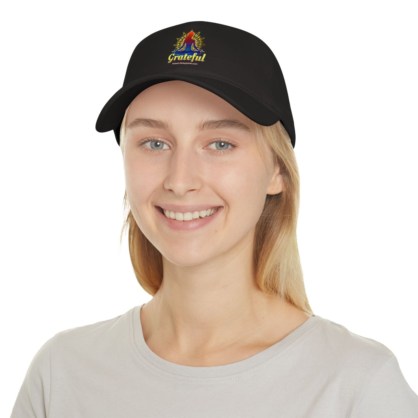 Grateful Mermaid Baseball Cap, Casual Beachwear Hat, Gift for Grandmas, Summer Style, Unique Sun Protection Accessory