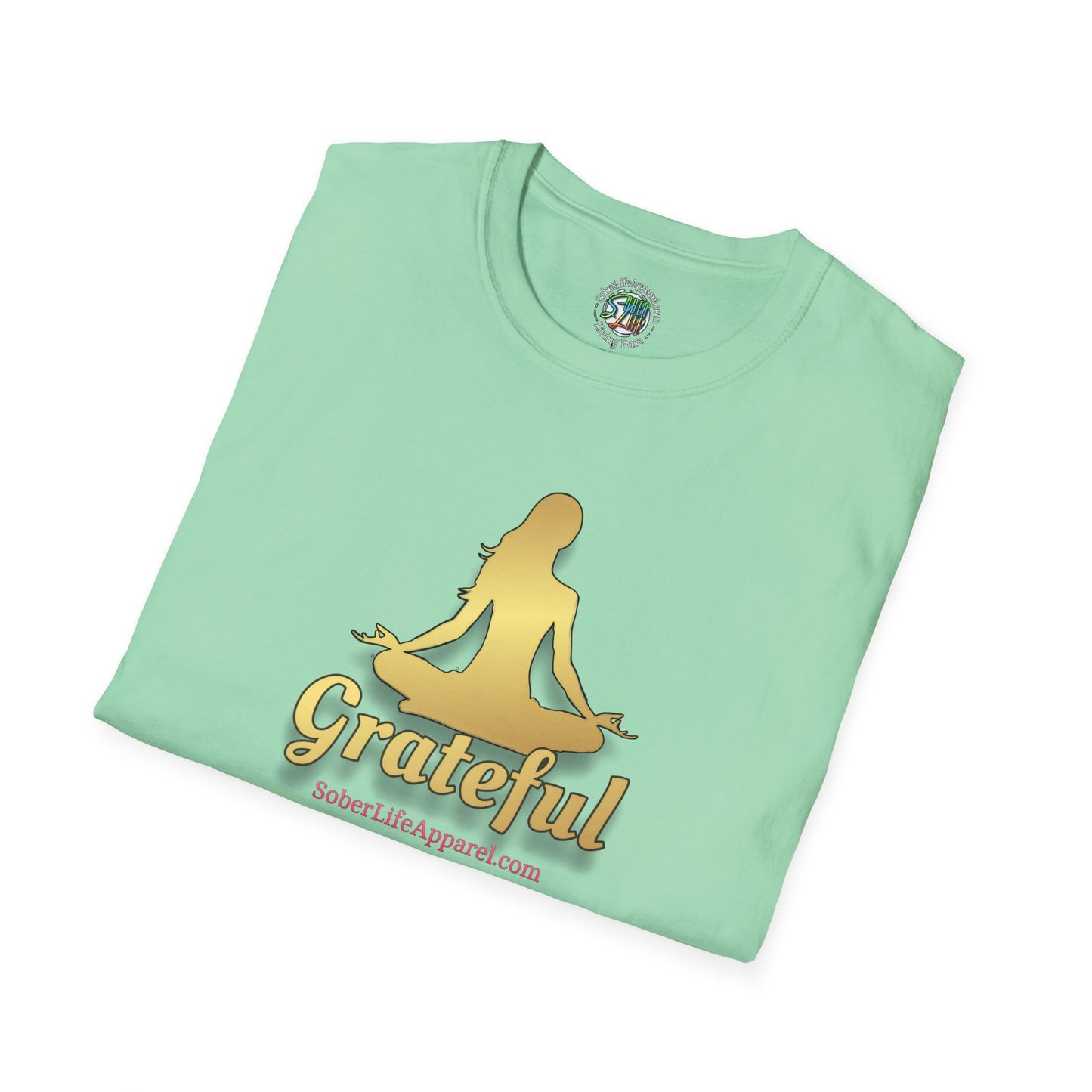 Softstyle Grateful Yoga T-Shirt