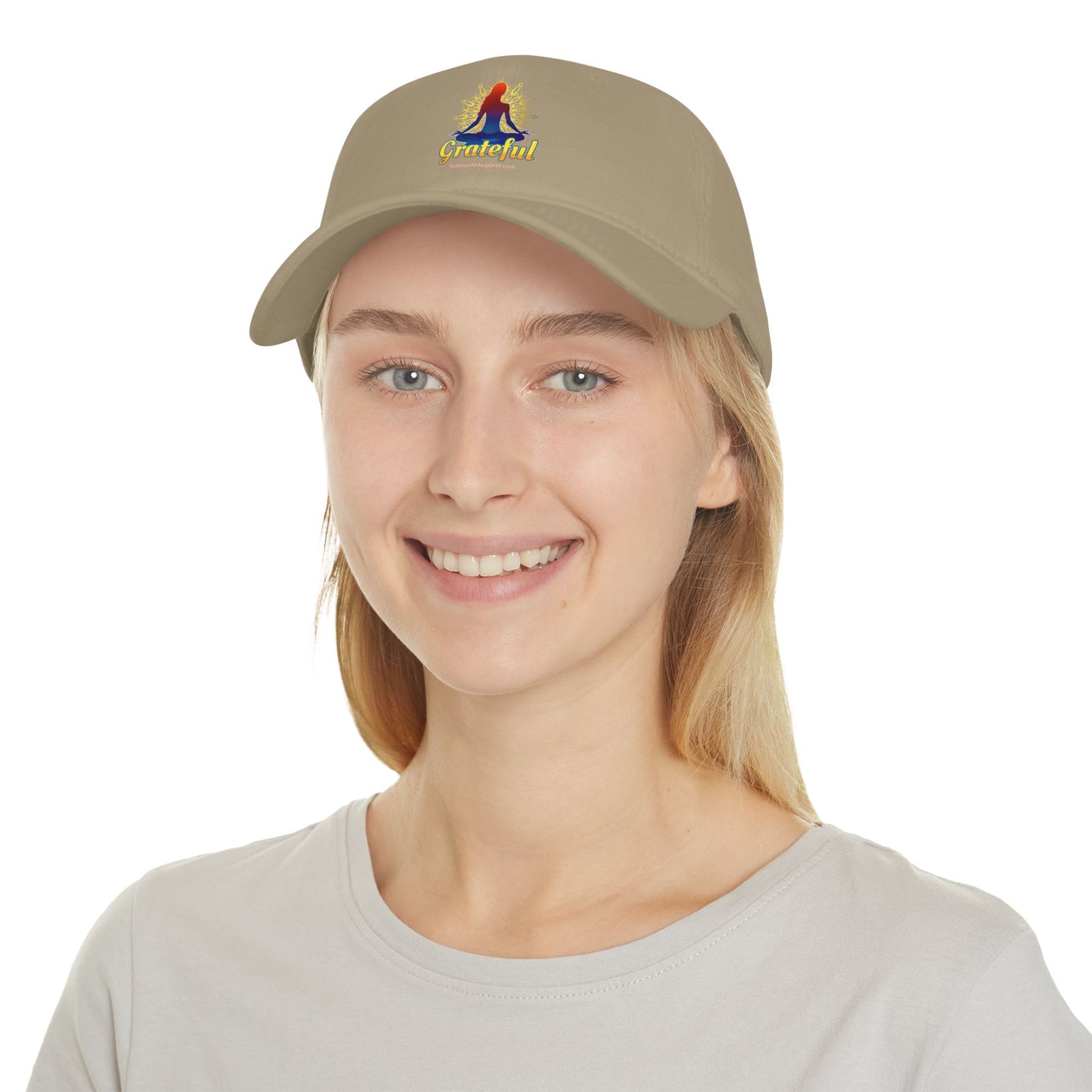 Grateful Mermaid Baseball Cap, Casual Beachwear Hat, Gift for Grandmas, Summer Style, Unique Sun Protection Accessory