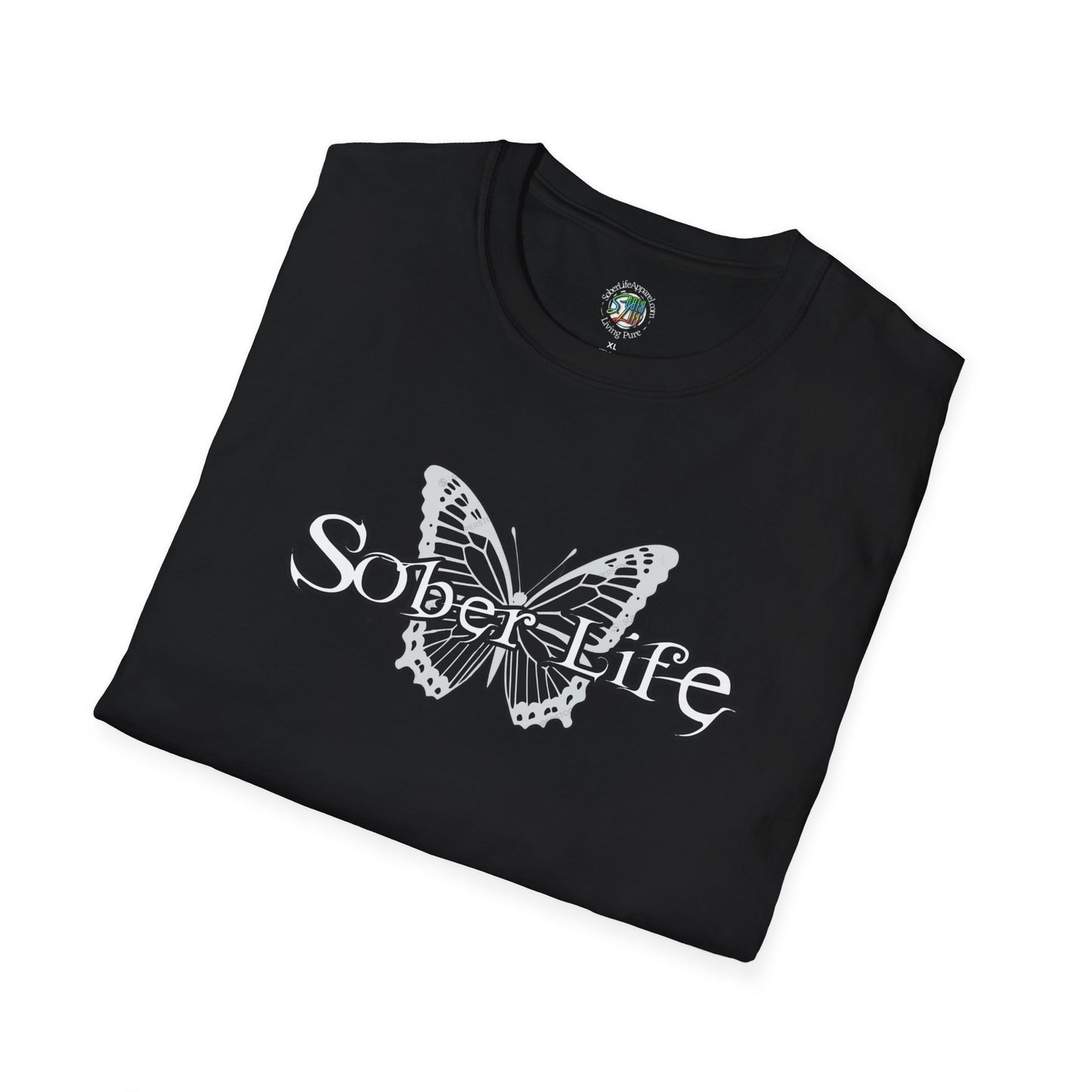 Butterfly tatoo- Softstyle T-Shirt