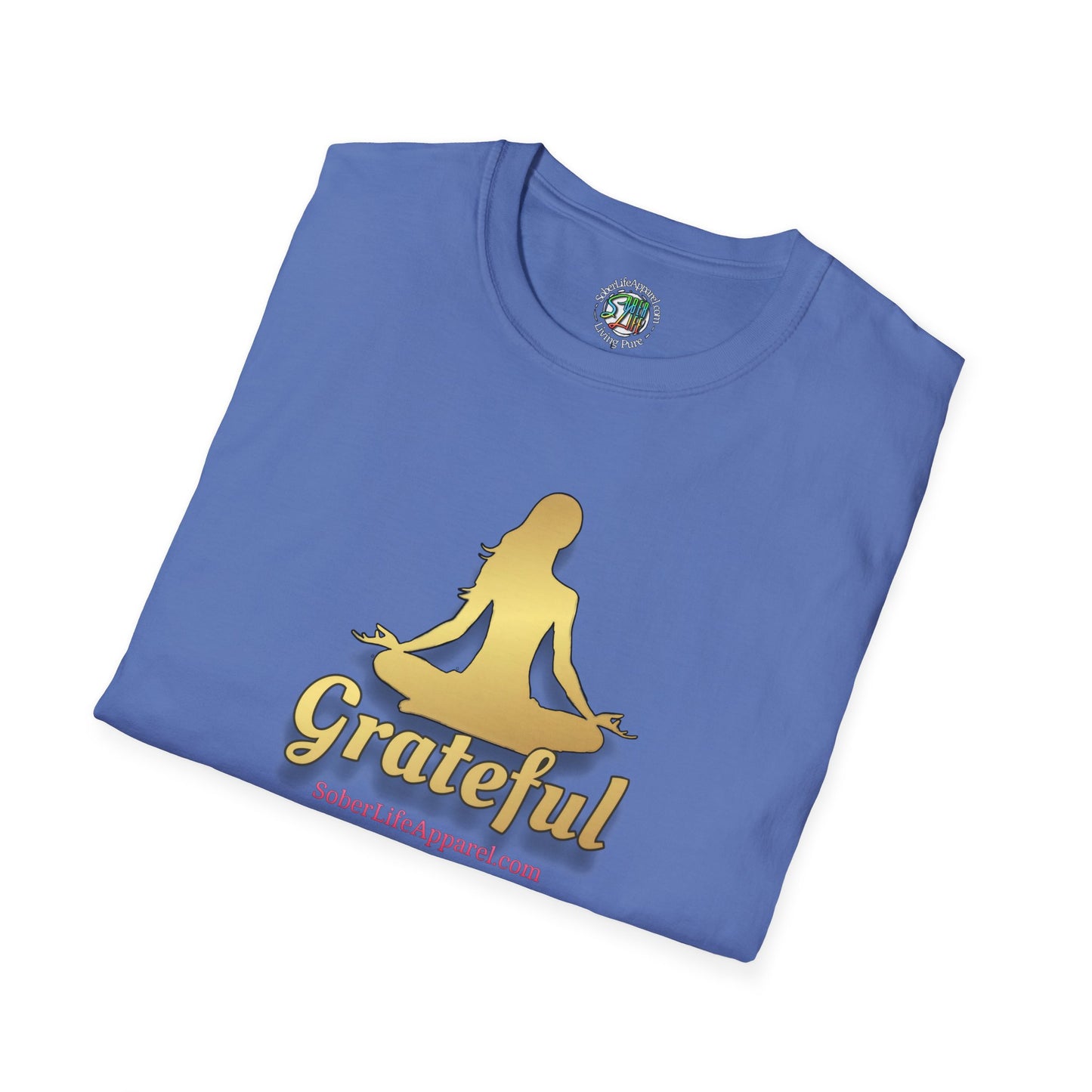 Softstyle Grateful Yoga T-Shirt