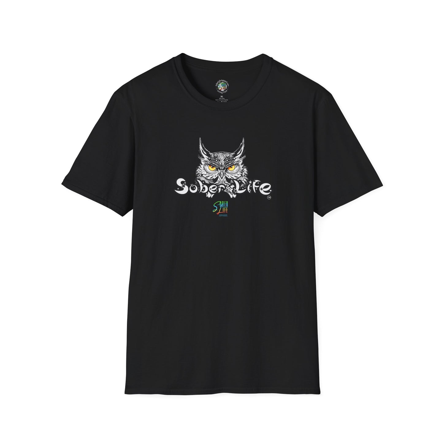 Wise Sober Owl-Unisex Softstyle T-Shirt