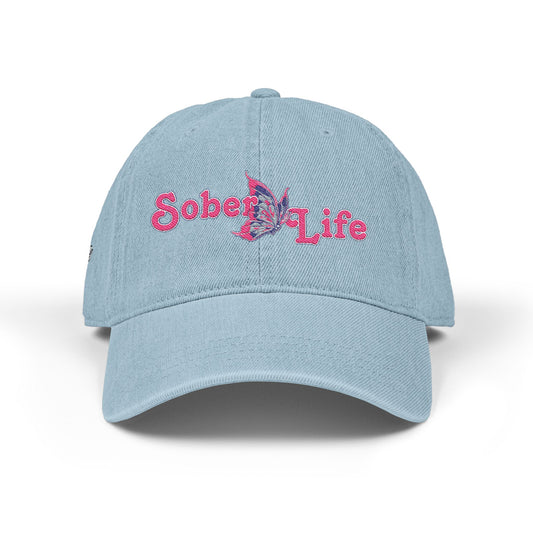 Denim Hat (Embroidery) Butterfly