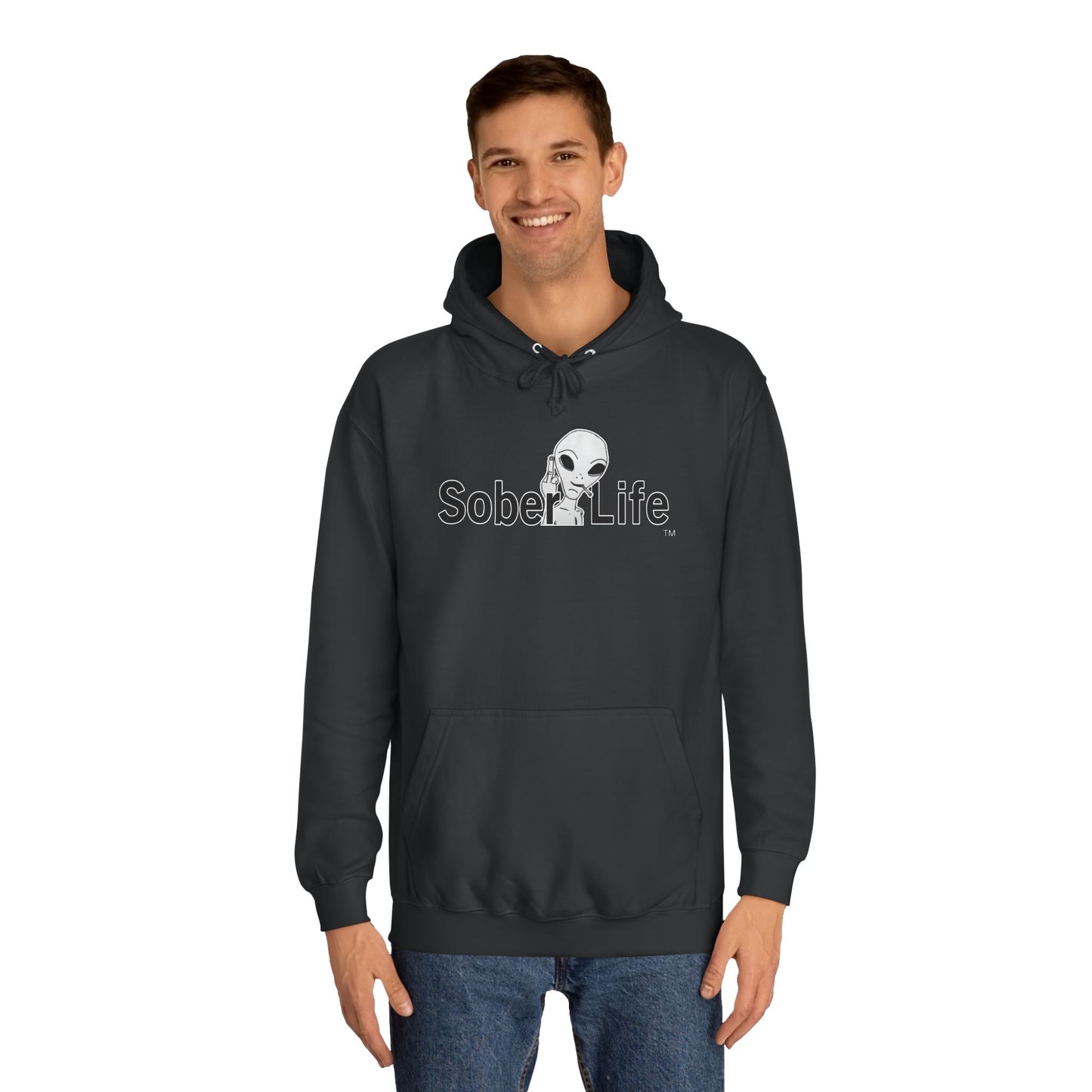 Alien dude- Unisex College Hoodie