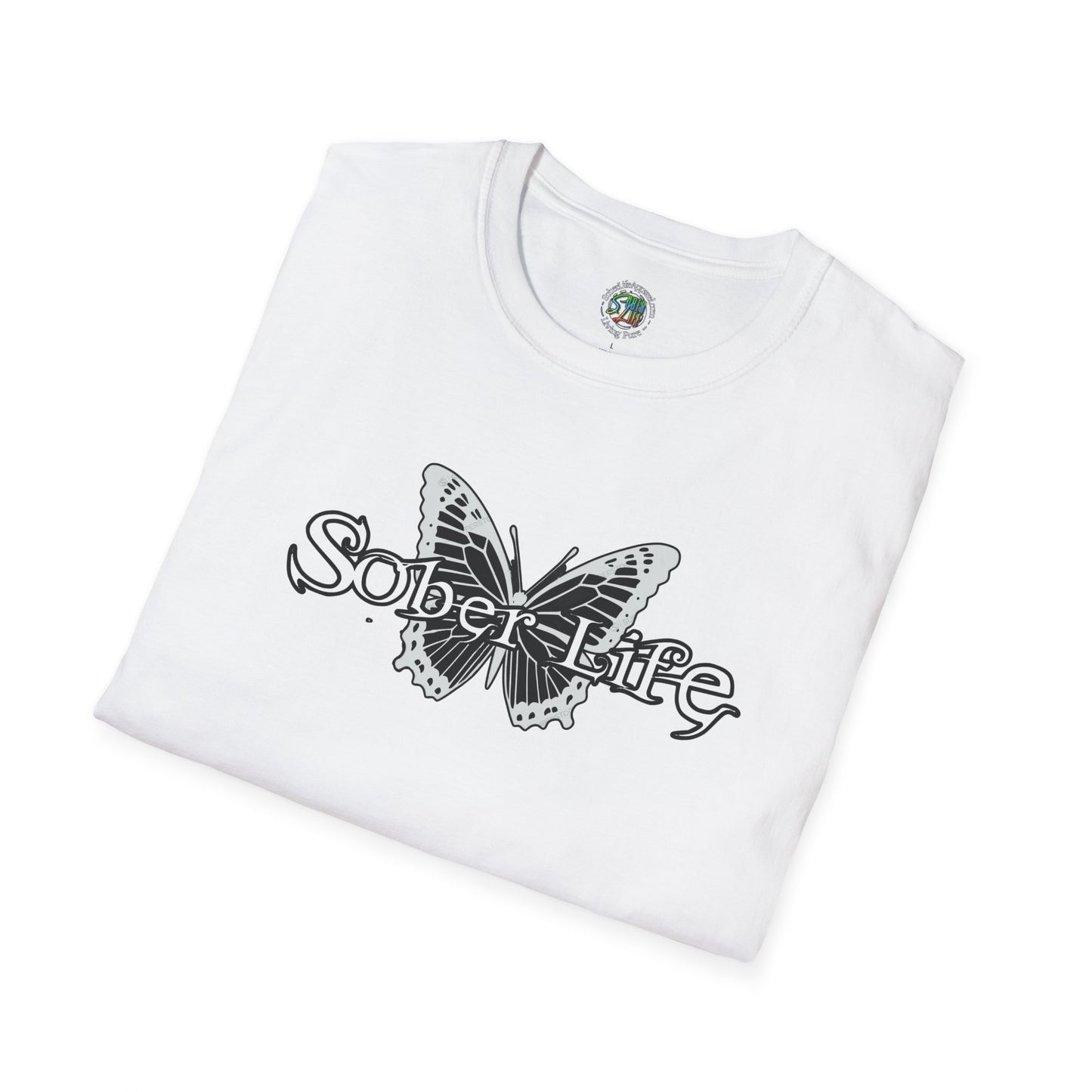 Butterfly tatoo- Softstyle T-Shirt