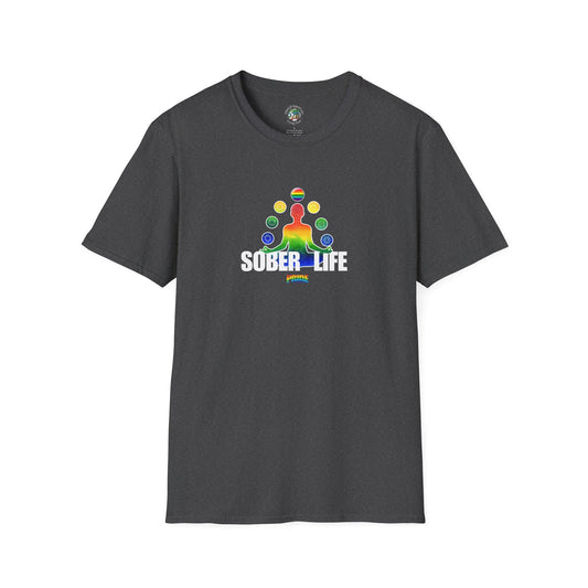 Meditation / Gay Pride - Unisex Softstyle T-Shirt