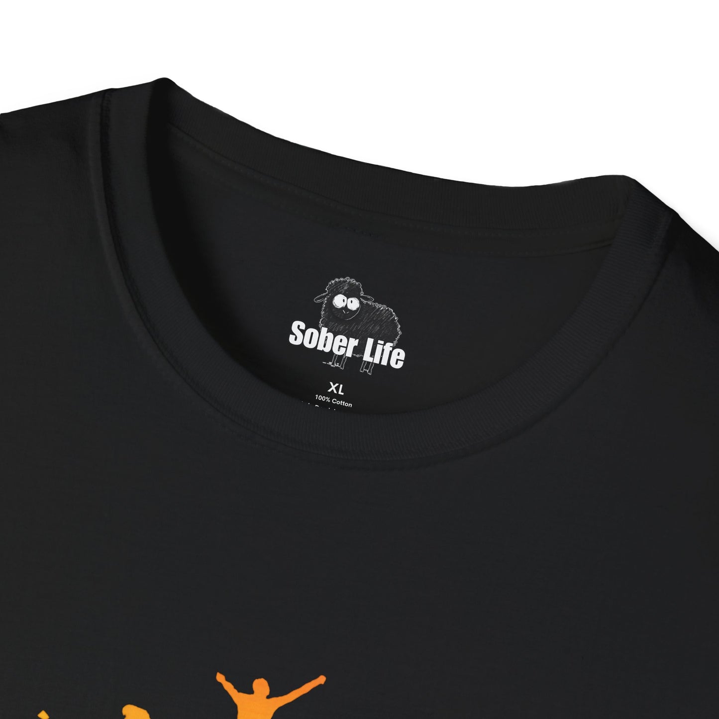 orange beach glow -Unisex Softstyle T-Shirt