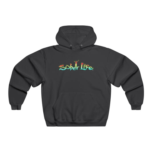 Summer Color Font- Men's NUBLEND® Hooded Sweatshirt