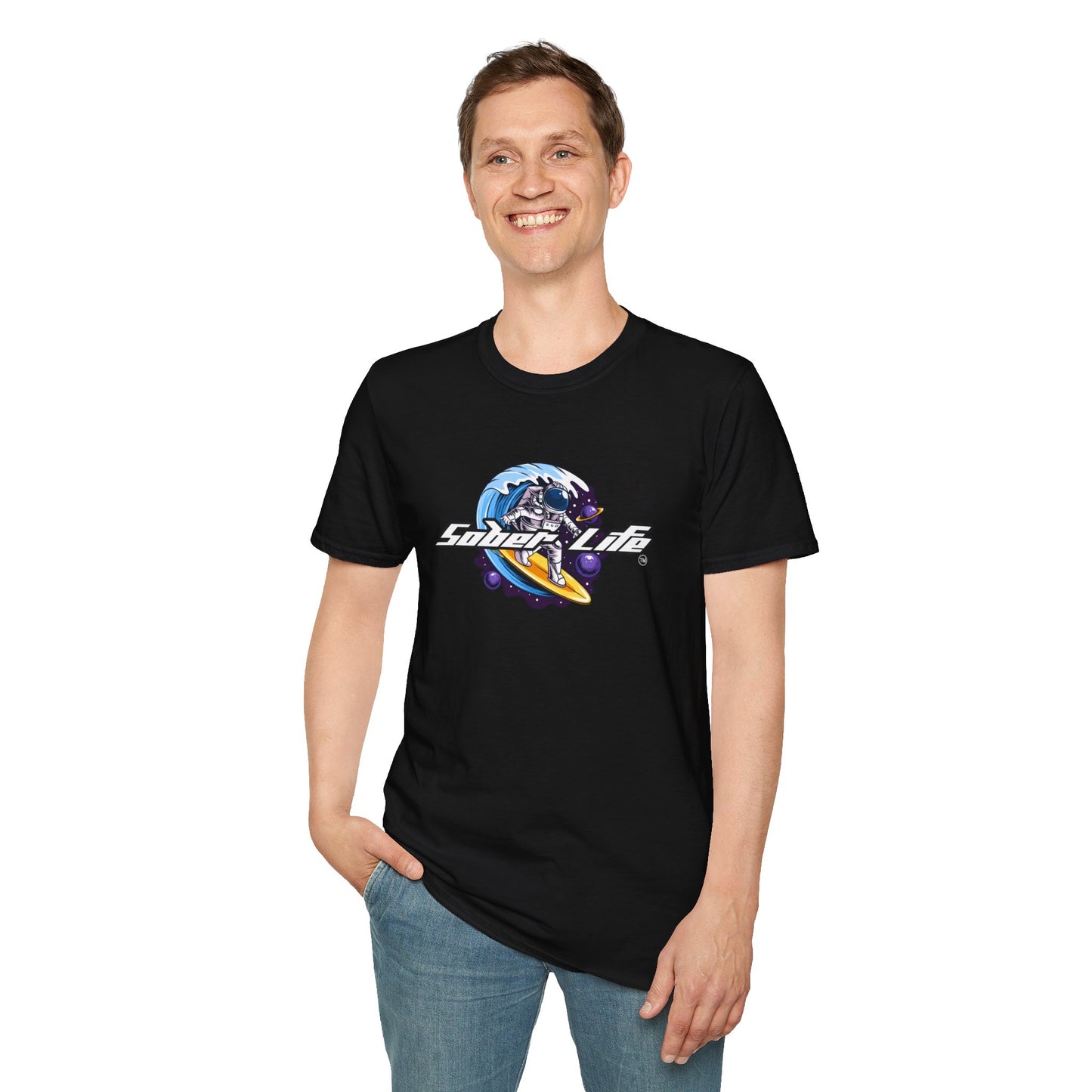 astro surf 2 - Unisex Softstyle T-Shirt