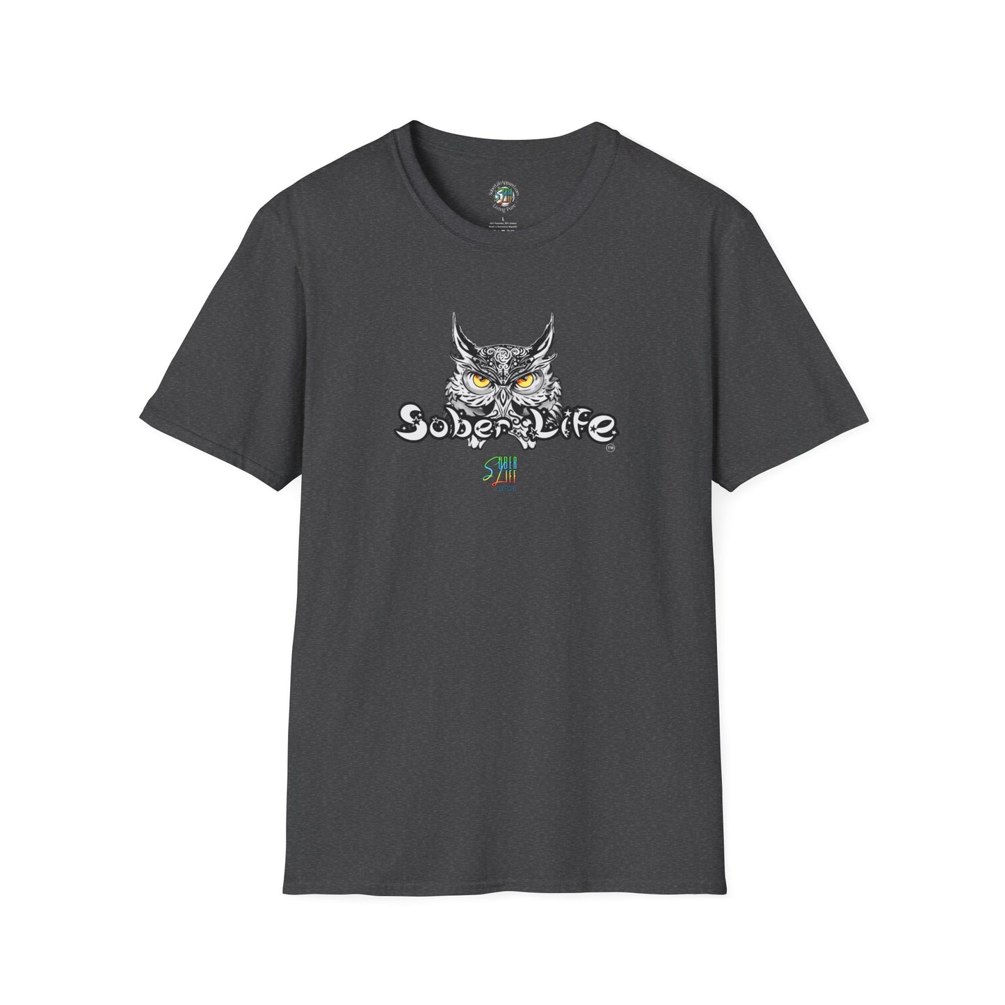 Wise Sober Owl-Unisex Softstyle T-Shirt